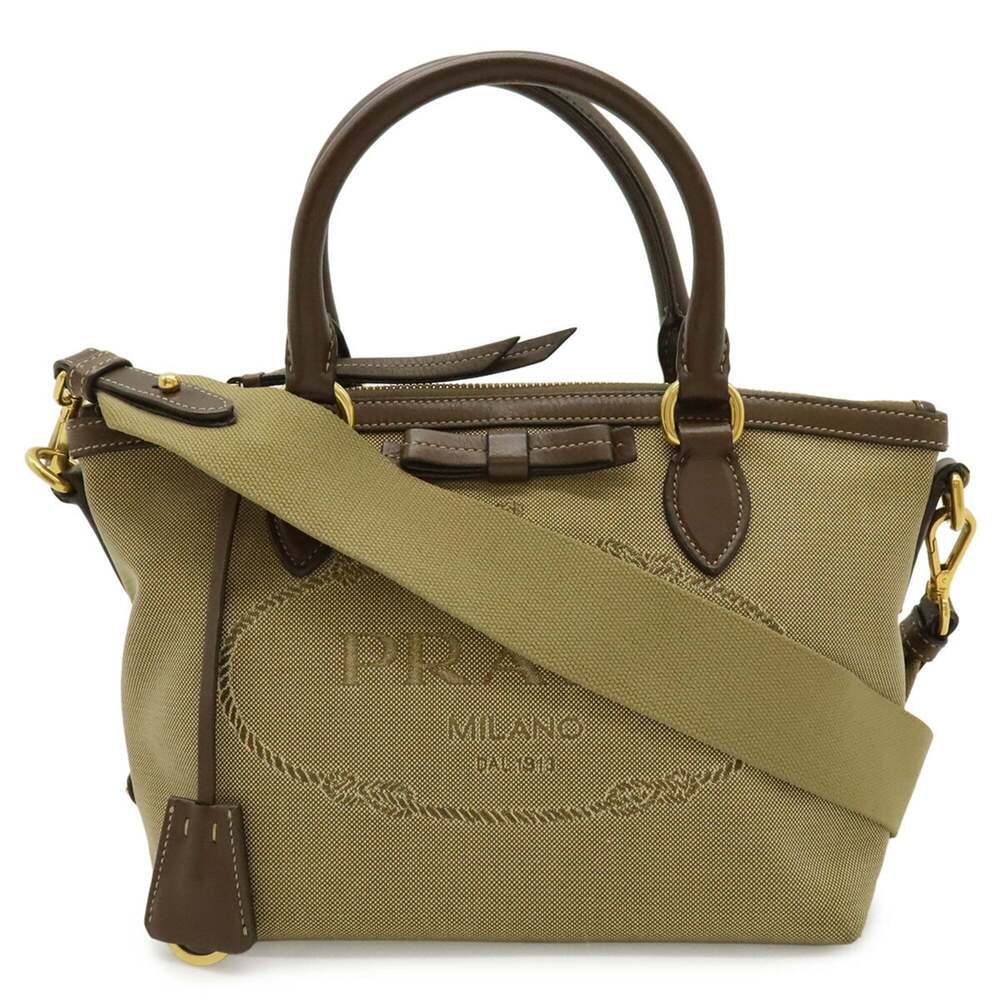 PRADA Brown Leather Shoulder Bag - Picture 2 of 10